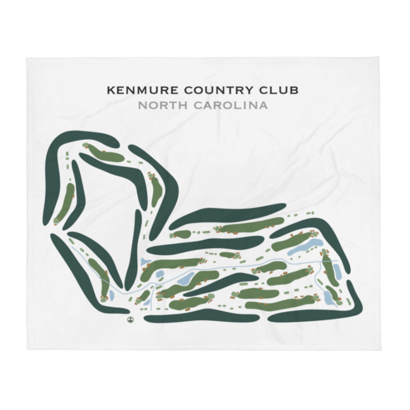 Kenmure Country Club, North Carolina - Printed Golf Courses