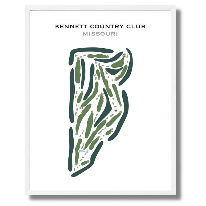 Kennett Country Club, Missouri - Printed Golf Courses