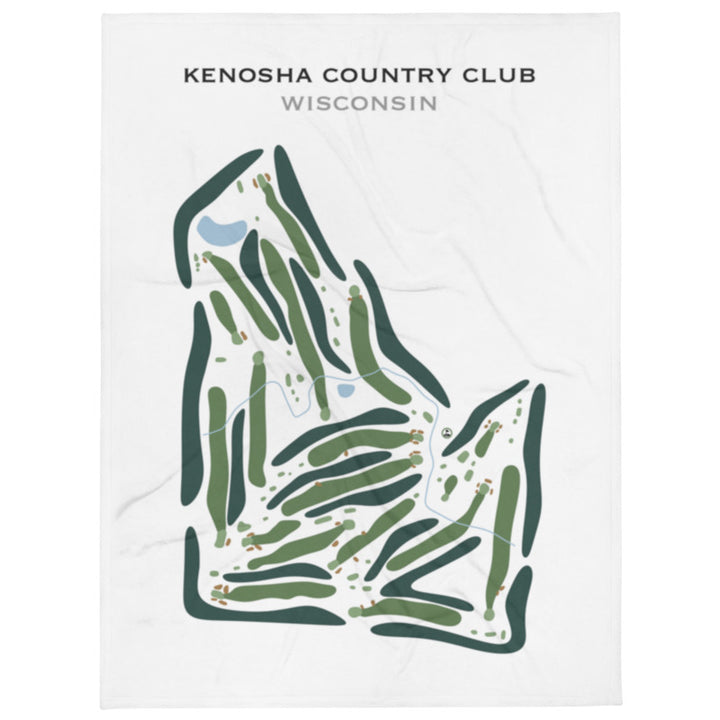 Kenosha Country Club, Wisconsin - Printed Golf Course