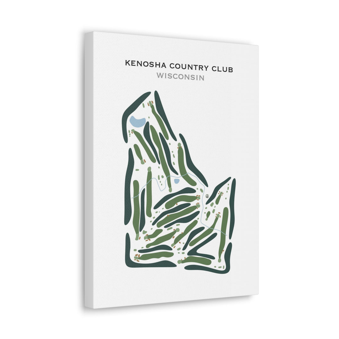 Kenosha Country Club, Wisconsin - Printed Golf Course