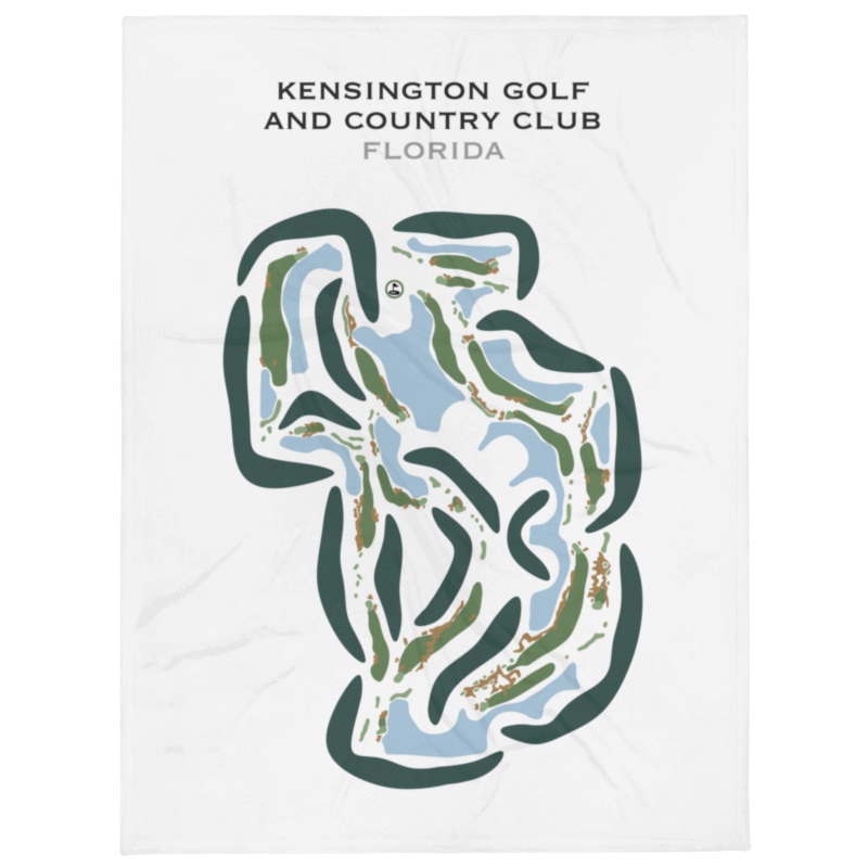 Kensington Golf & Country Club, Florida - Printed Golf Courses