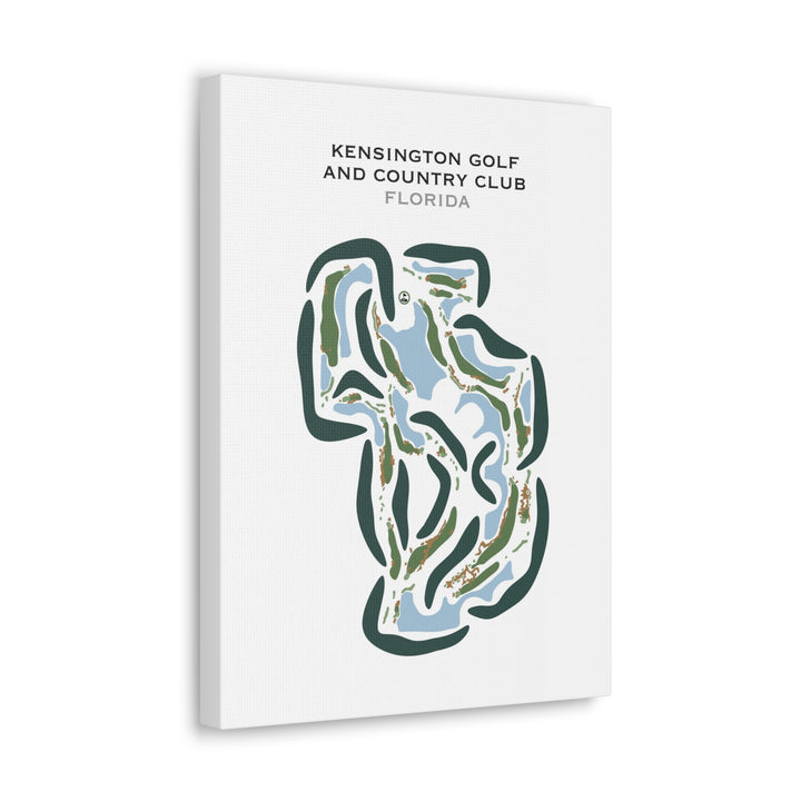 Kensington Golf & Country Club, Florida - Printed Golf Courses