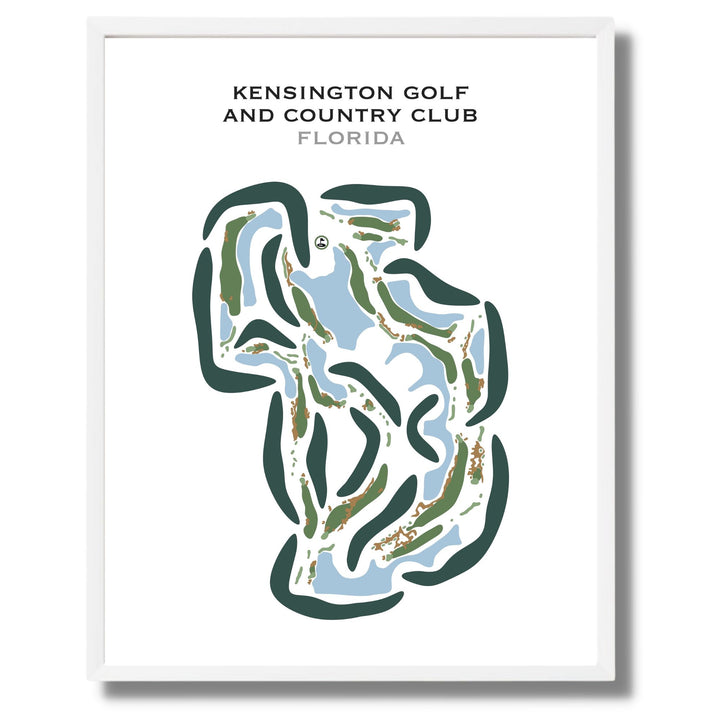 Kensington Golf & Country Club, Florida - Printed Golf Courses