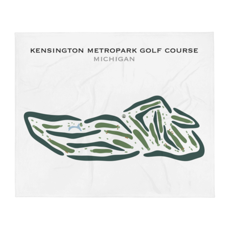 Kensington Metropark Golf Course, Michigan - Printed Golf Courses