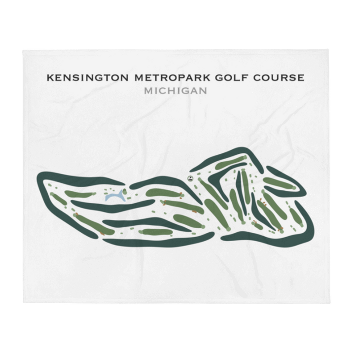 Kensington Metropark Golf Course, Michigan - Printed Golf Courses