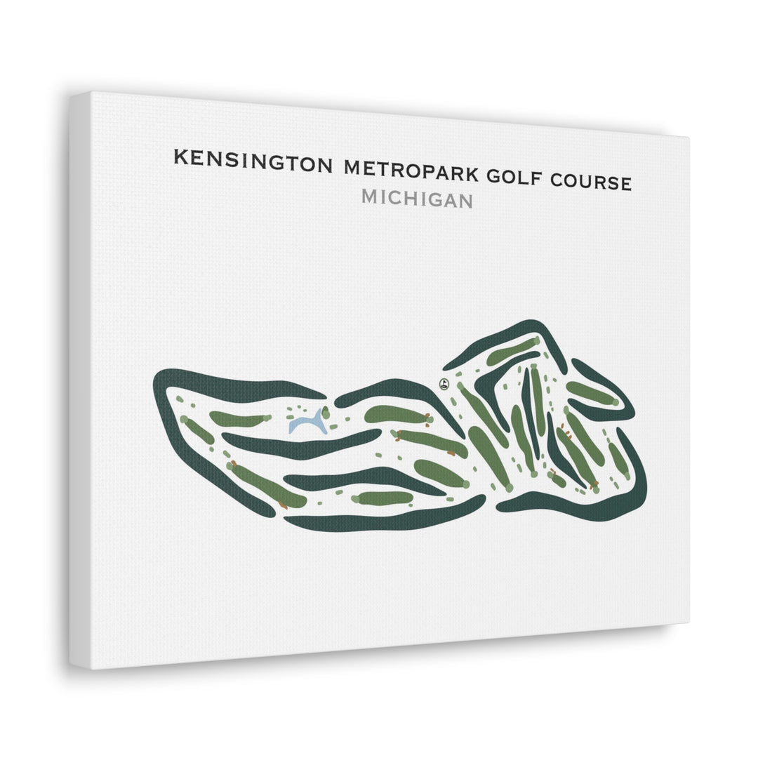 Kensington Metropark Golf Course, Michigan - Printed Golf Courses