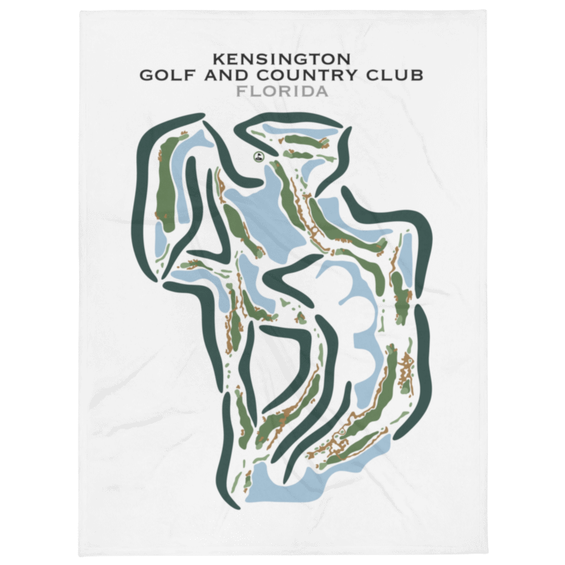 Kensington Golf and Country Club, Florida - Printed Golf Courses