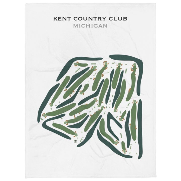 Kent Country Club, Michigan - Printed Golf Course