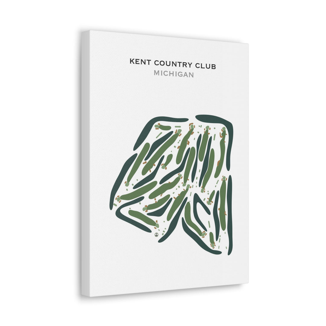 Kent Country Club, Michigan - Printed Golf Course