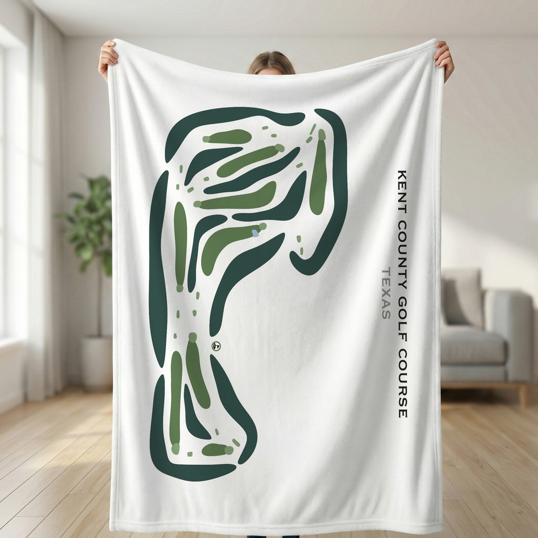 Kent County Golf Course, Texas - Printed Golf Courses