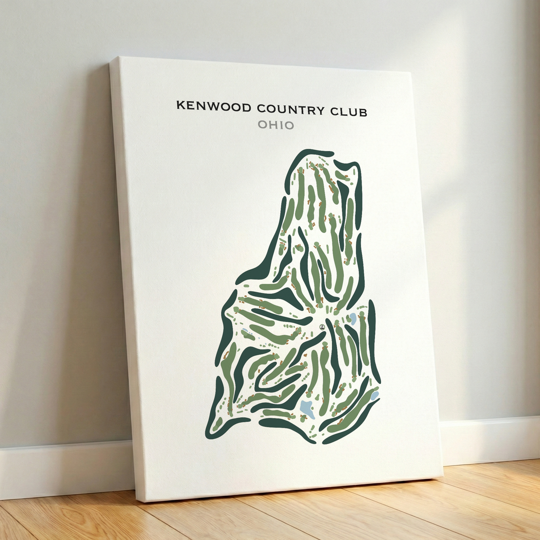 Kenwood Country Club, Ohio - Printed Golf Course
