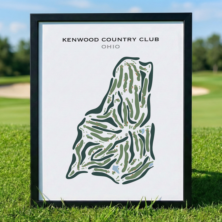 Kenwood Country Club, Ohio - Printed Golf Course