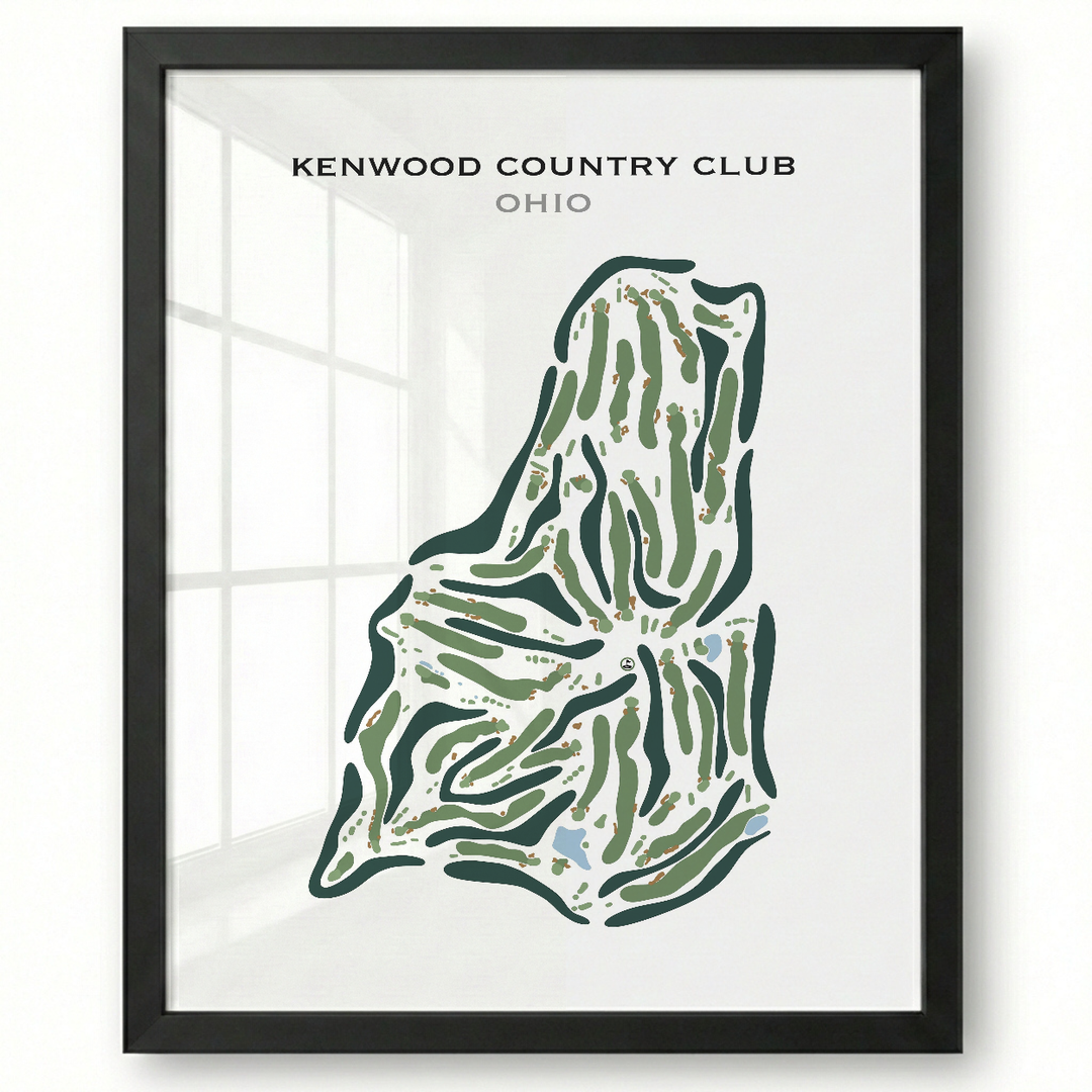 Kenwood Country Club, Ohio - Printed Golf Course