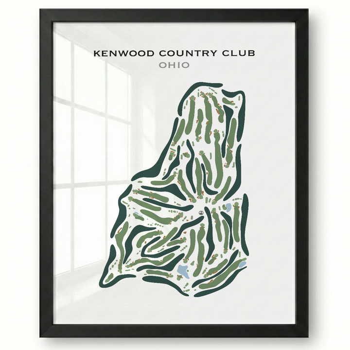 Kenwood Country Club, Ohio - Printed Golf Course