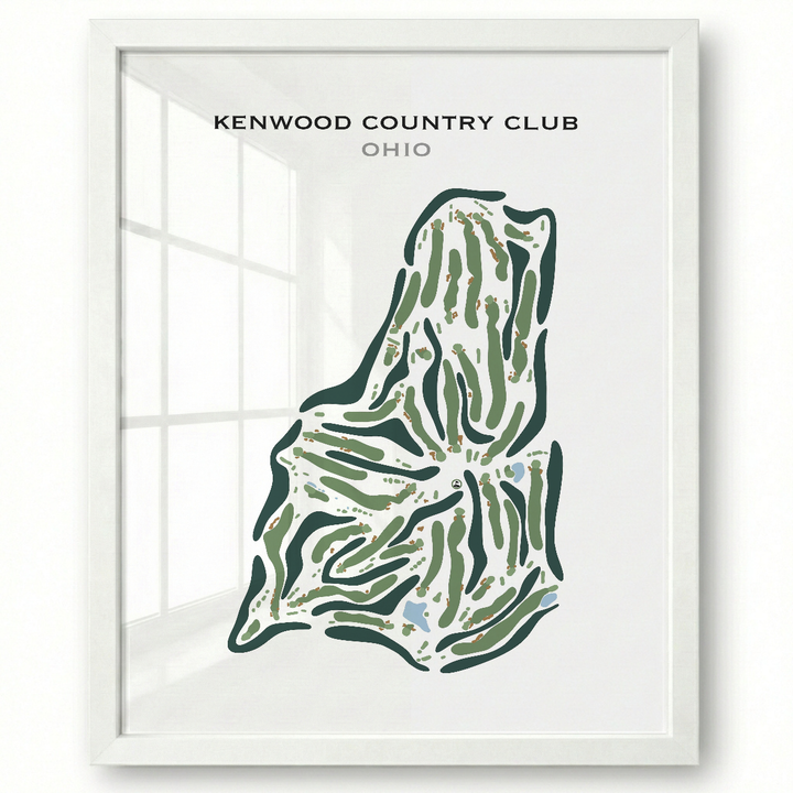 Kenwood Country Club, Ohio - Printed Golf Course