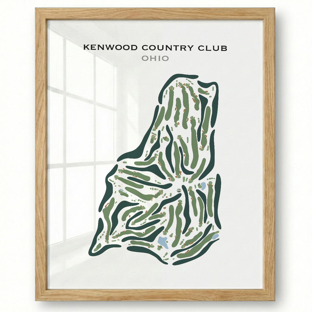 Kenwood Country Club, Ohio - Printed Golf Course
