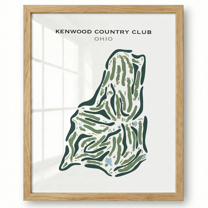 Kenwood Country Club, Ohio - Printed Golf Course