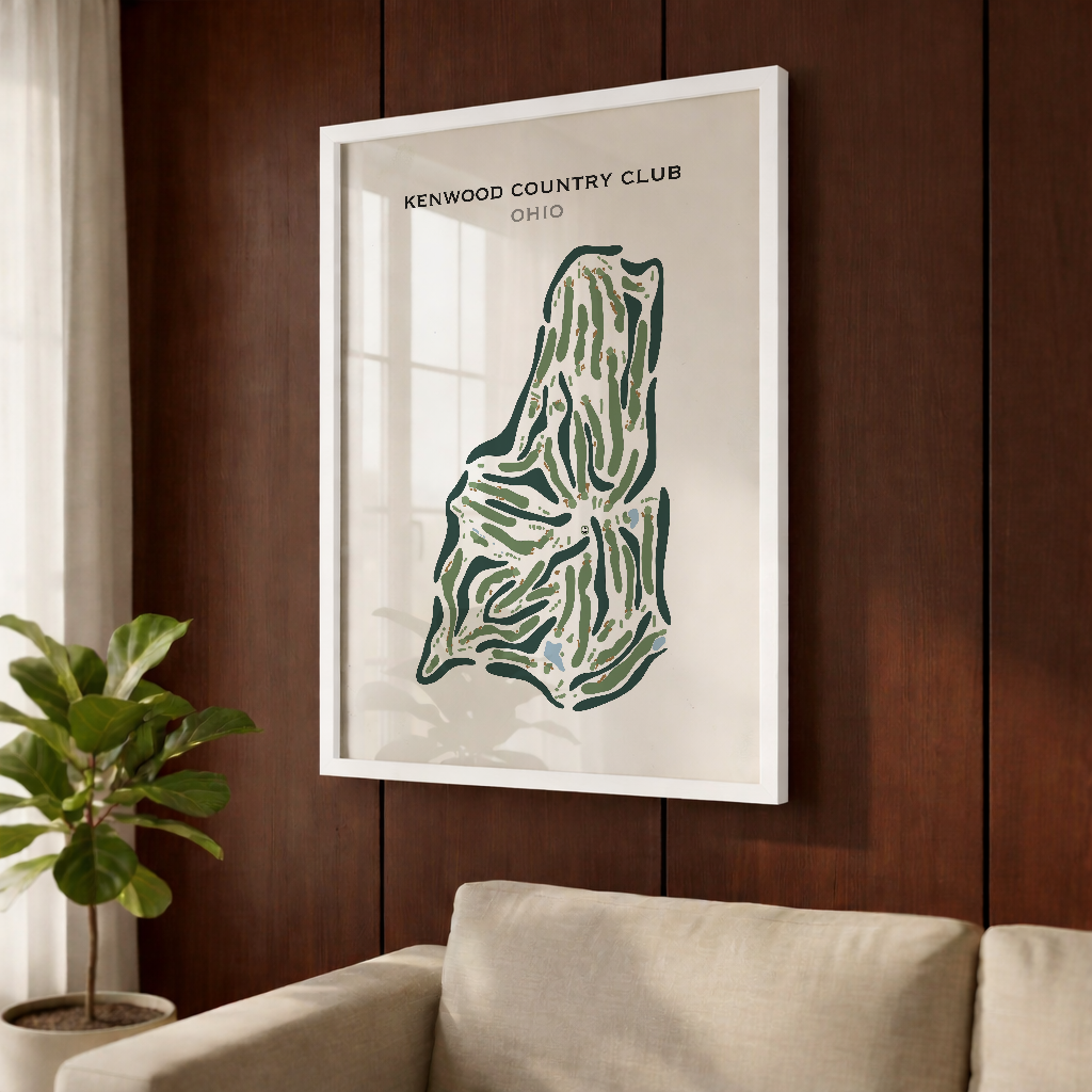 Kenwood Country Club, Ohio - Printed Golf Course