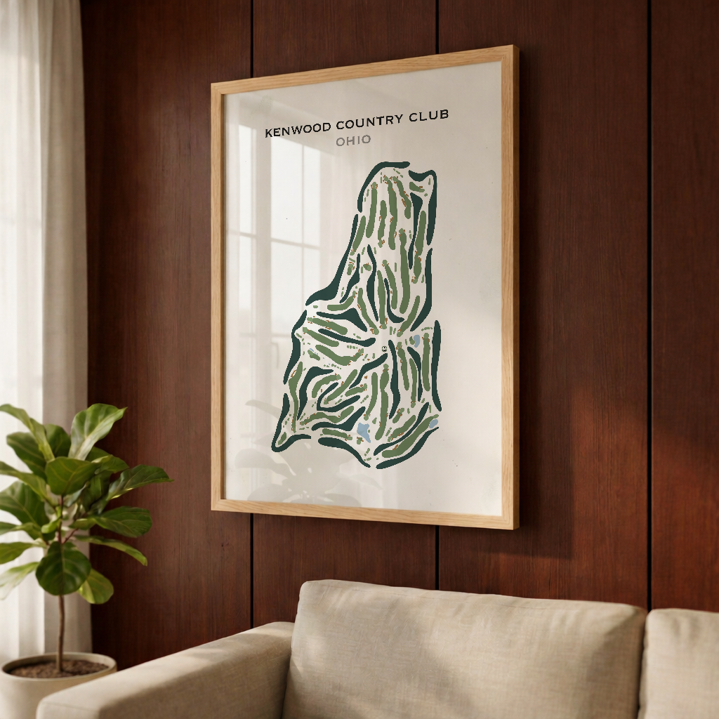 Kenwood Country Club, Ohio - Printed Golf Course