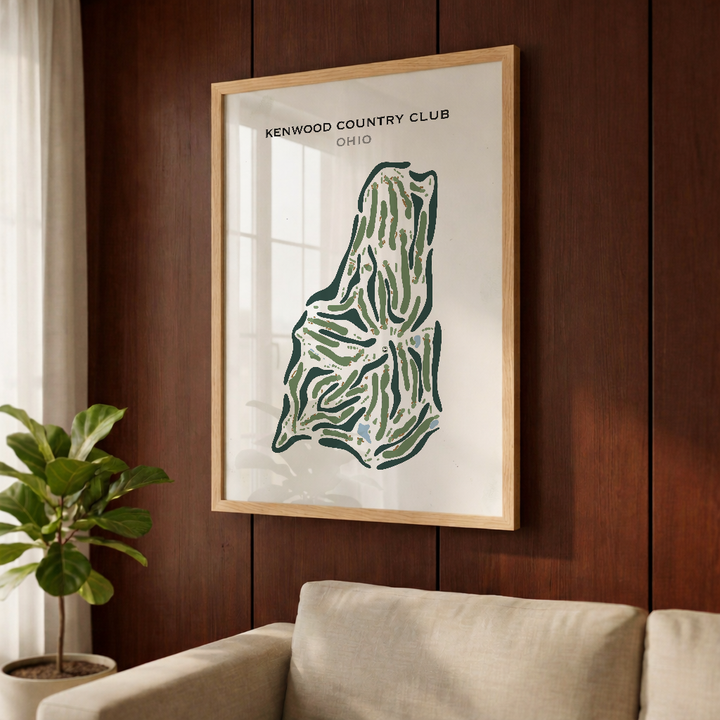 Kenwood Country Club, Ohio - Printed Golf Course