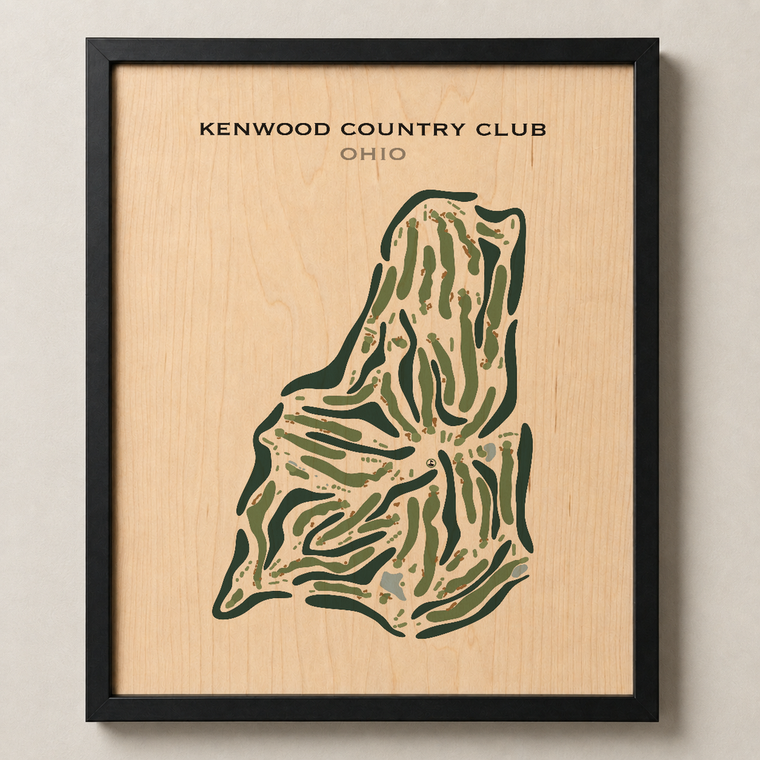 Kenwood Country Club, Ohio - Printed Golf Course