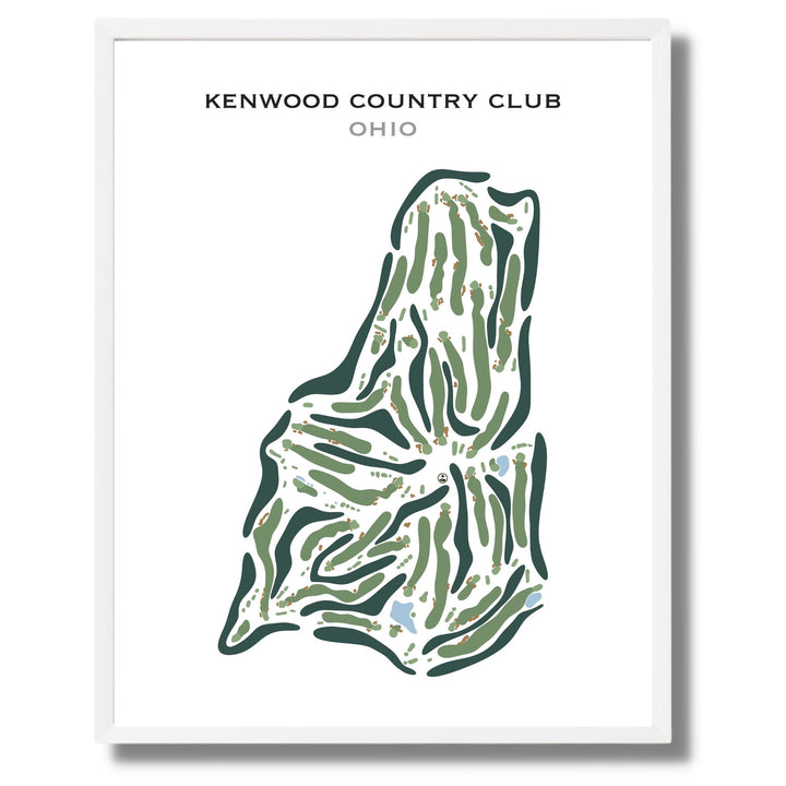 Kenwood Country Club, Ohio - Printed Golf Course