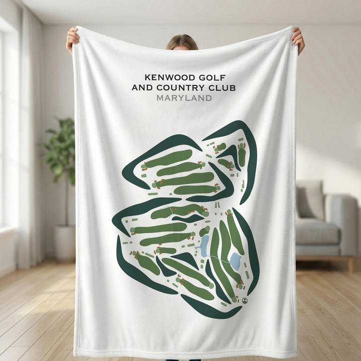 Kenwood Golf & Country Club, Maryland - Printed Golf Courses