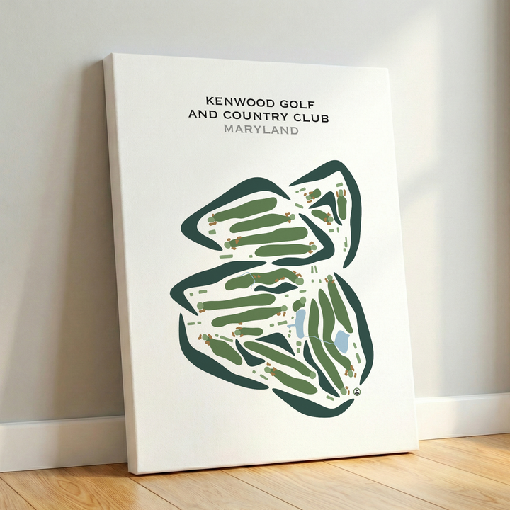 Kenwood Golf & Country Club, Maryland - Printed Golf Courses