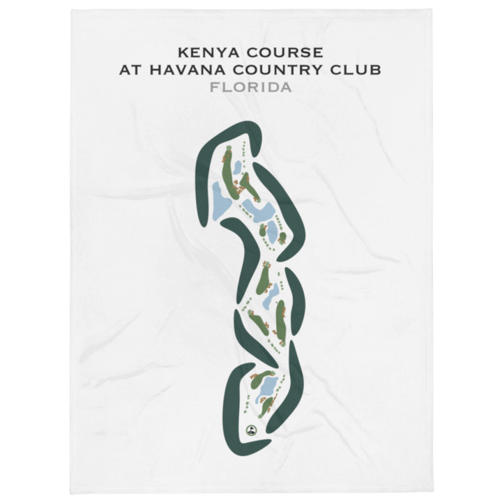 Kenya Course at Havana Country Club, Florida - Printed Golf Courses