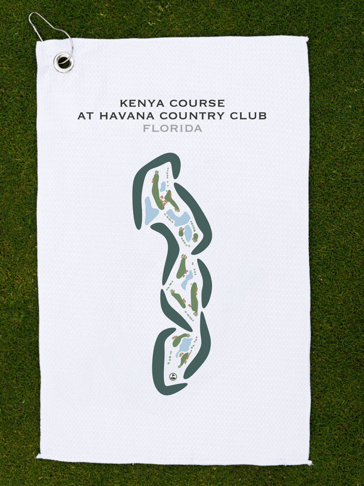 Kenya Course at Havana Country Club, Florida - Printed Golf Courses