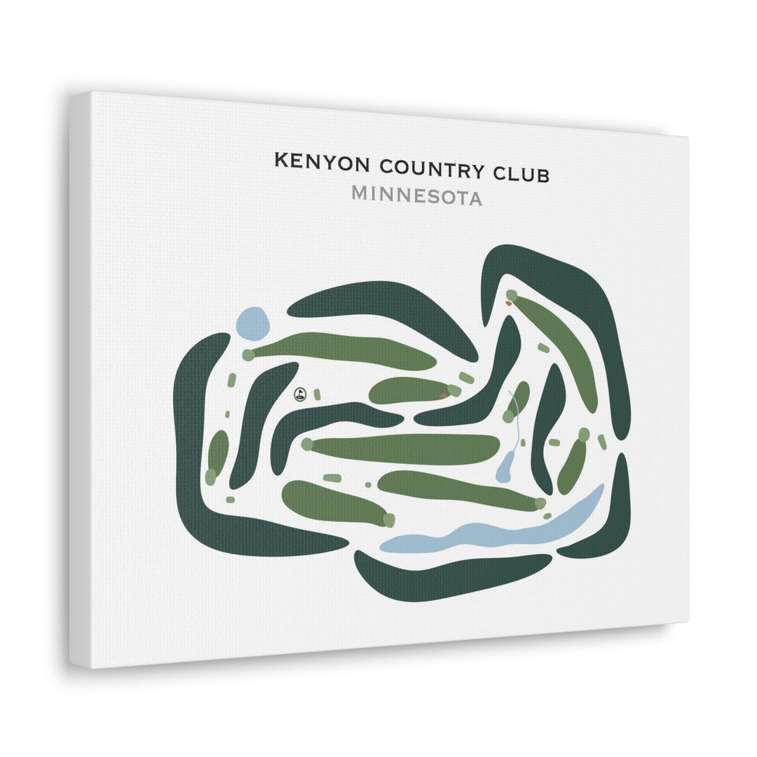 Kenyon Country Club, Minnesota - Printed Golf Courses