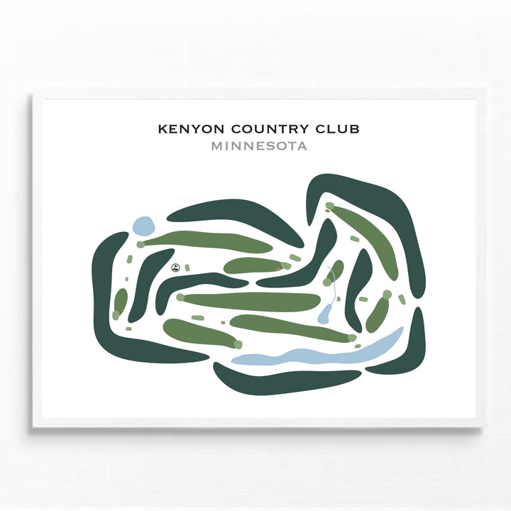 Kenyon Country Club, Minnesota - Printed Golf Courses