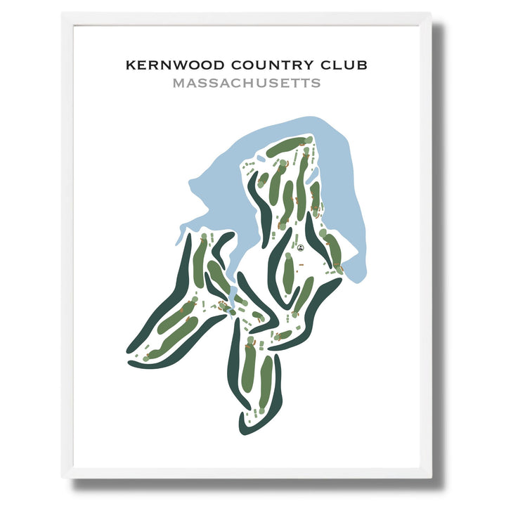 Kernwood Country Club, Massachusetts - Printed Golf Courses