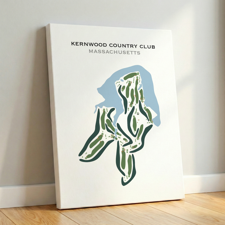 Kernwood Country Club, Massachusetts - Printed Golf Courses