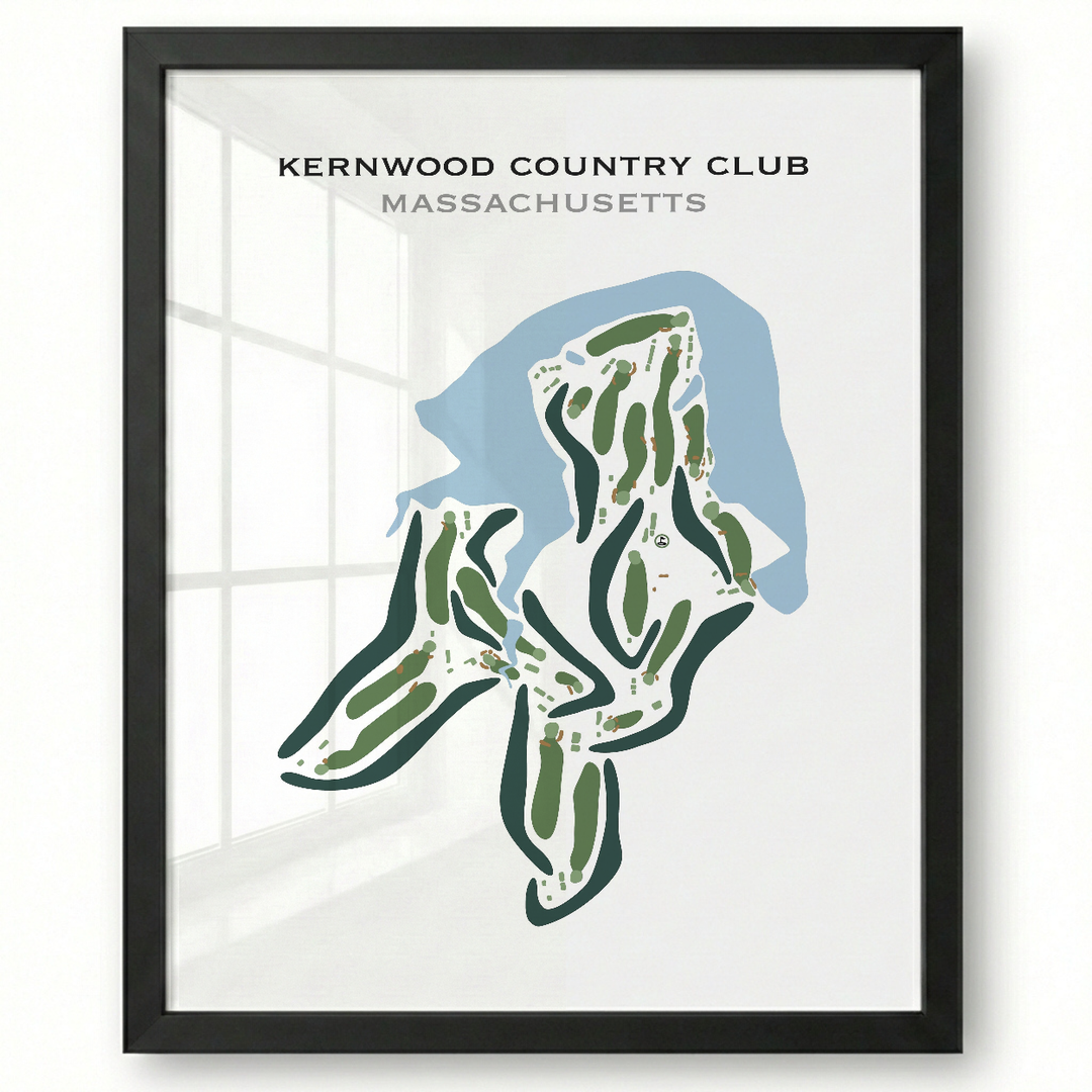 Kernwood Country Club, Massachusetts - Printed Golf Courses