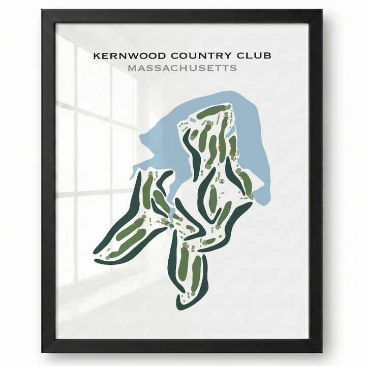 Kernwood Country Club, Massachusetts - Printed Golf Courses