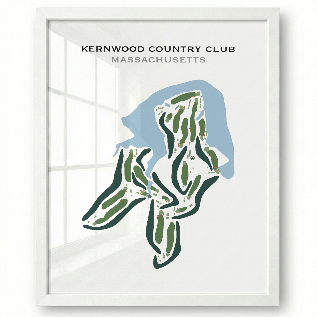 Kernwood Country Club, Massachusetts - Printed Golf Courses