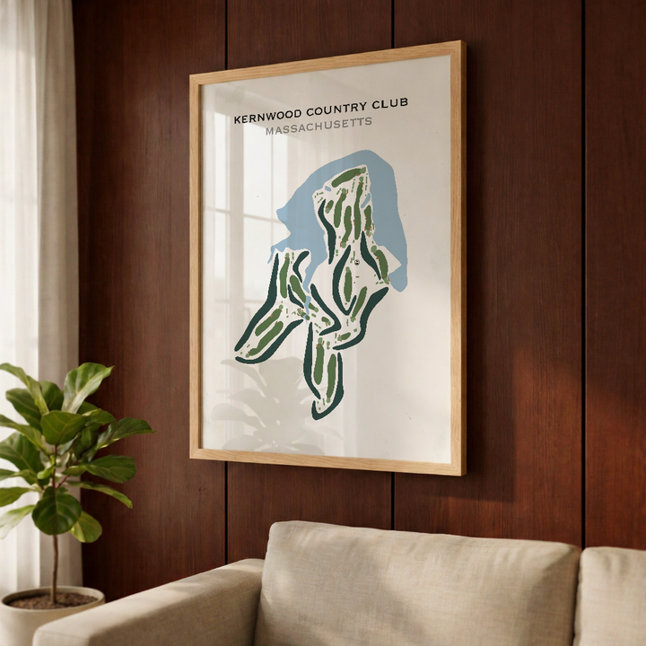 Kernwood Country Club, Massachusetts - Printed Golf Courses