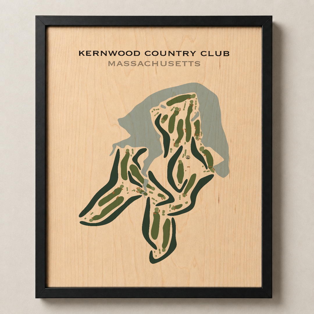 Kernwood Country Club, Massachusetts - Printed Golf Courses