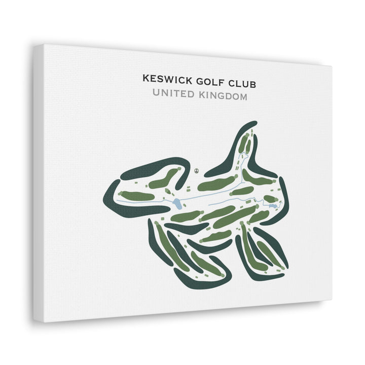 Keswick Golf Club, United Kingdom - Printed Golf Courses