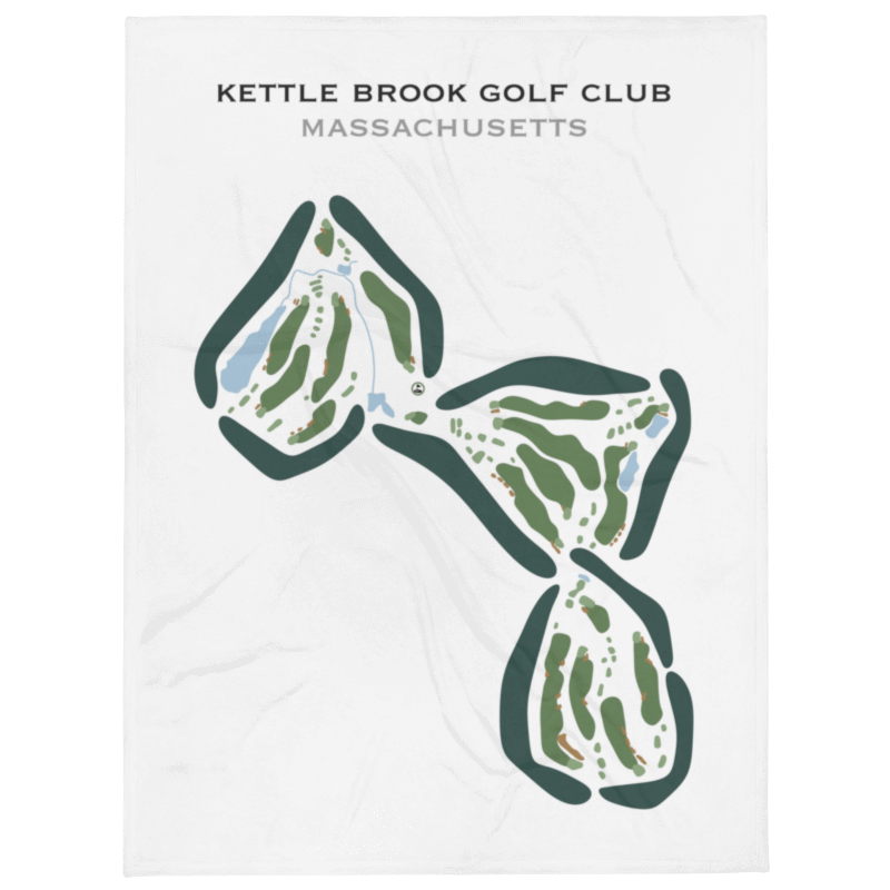 Kettle Brook Golf Club, Massachusetts - Printed Golf Courses