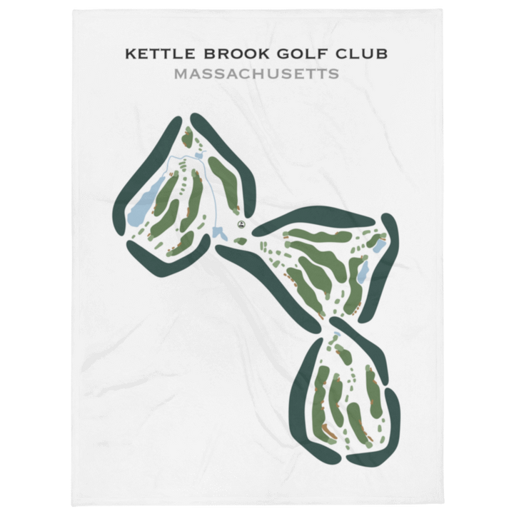 Kettle Brook Golf Club, Massachusetts - Printed Golf Courses