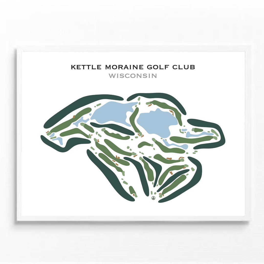 Kettle Moraine Golf Club, Wisconsin - Printed Golf Courses