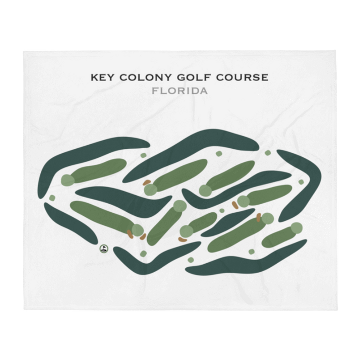 Key Colony Golf Course, Florida - Printed Golf Courses