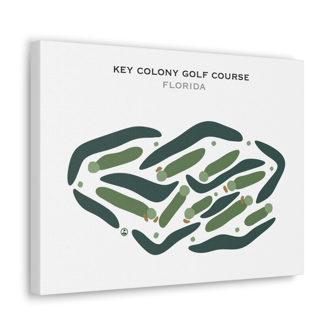 Key Colony Golf Course, Florida - Printed Golf Courses