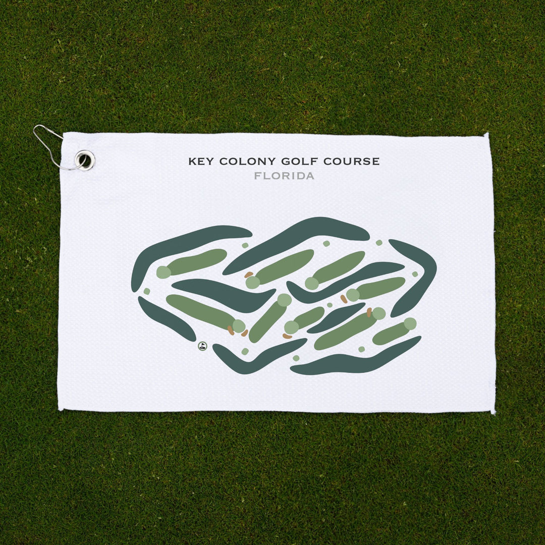 Key Colony Golf Course, Florida - Printed Golf Courses