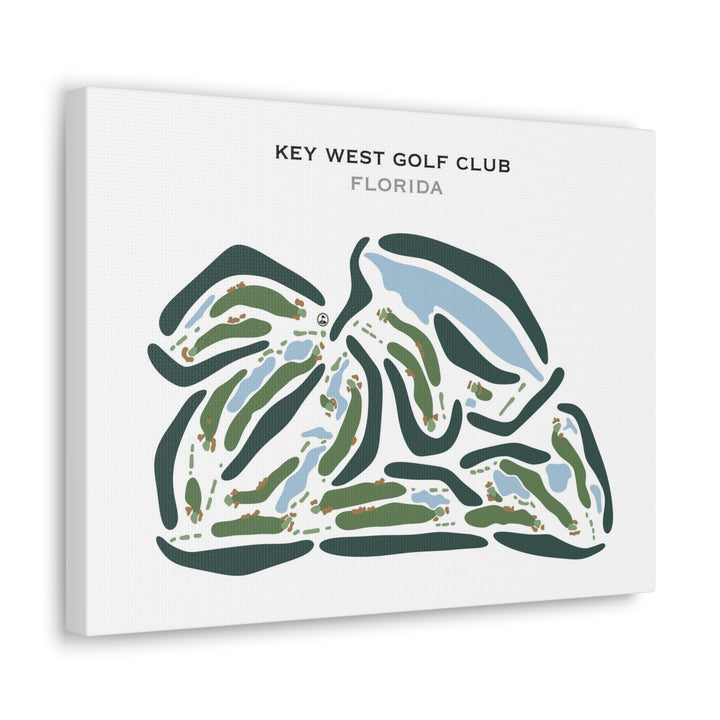 Key West Golf Club, Florida - Printed Golf Courses