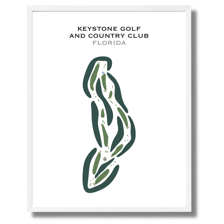 Keystone Golf & Country Club, Florida - Printed Golf Courses