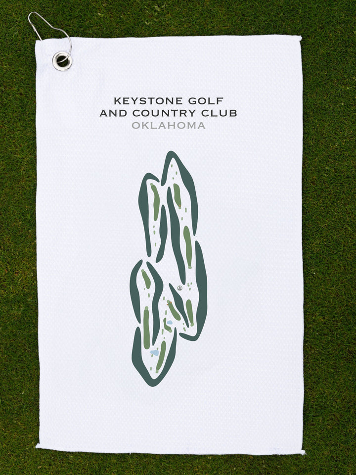 Keystone Golf & Country Club, Oklahoma - Printed Golf Courses