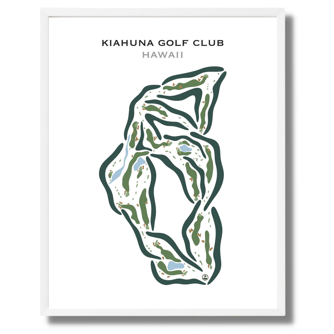 Kiahuna Golf Club, Hawaii - Printed Golf Courses